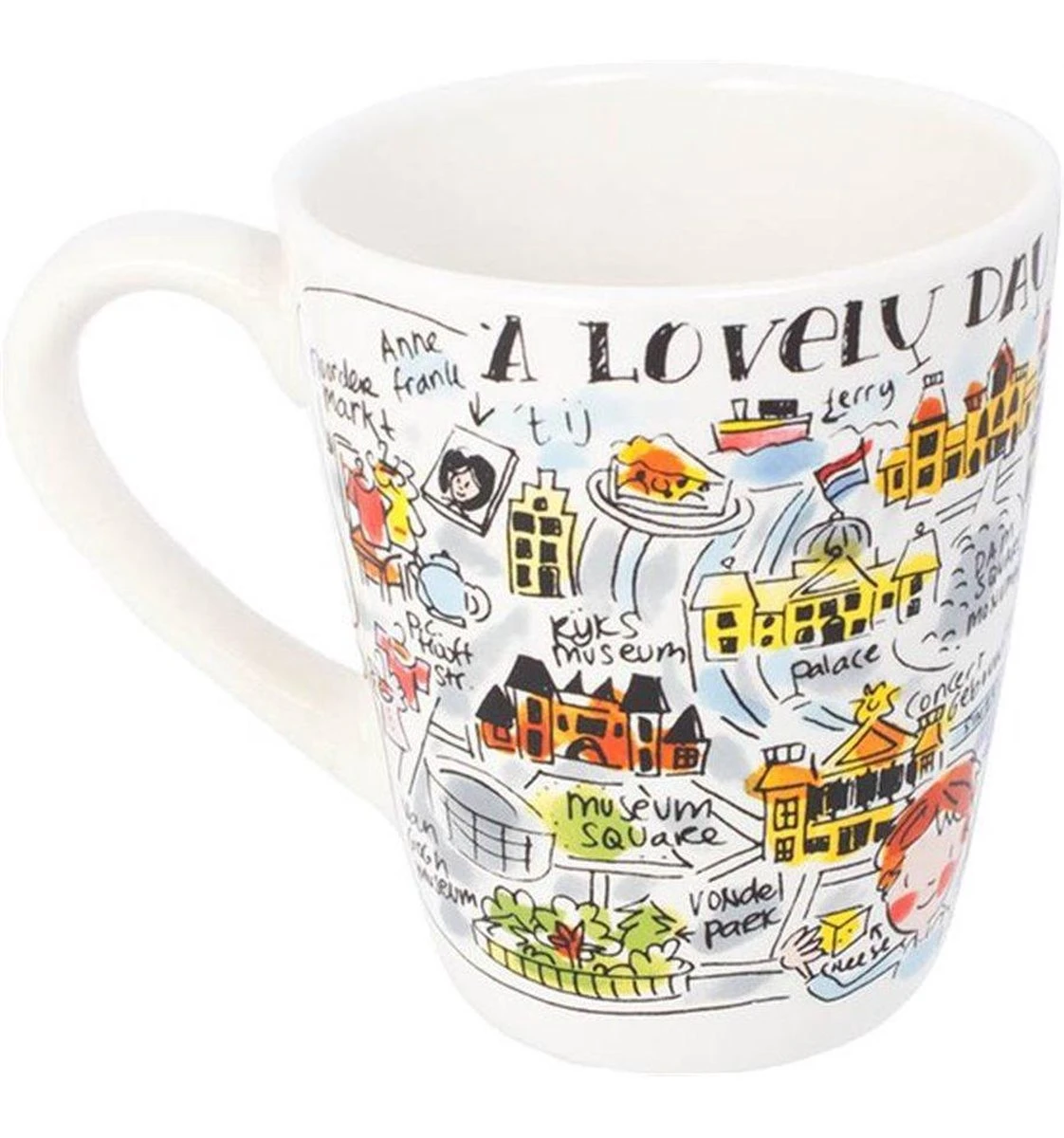 Blond Amsterdam City Amsterdam Mok - 350 Ml 4 Blond Amsterdam City Amsterdam Mok - 350 Ml - Afbeelding 4