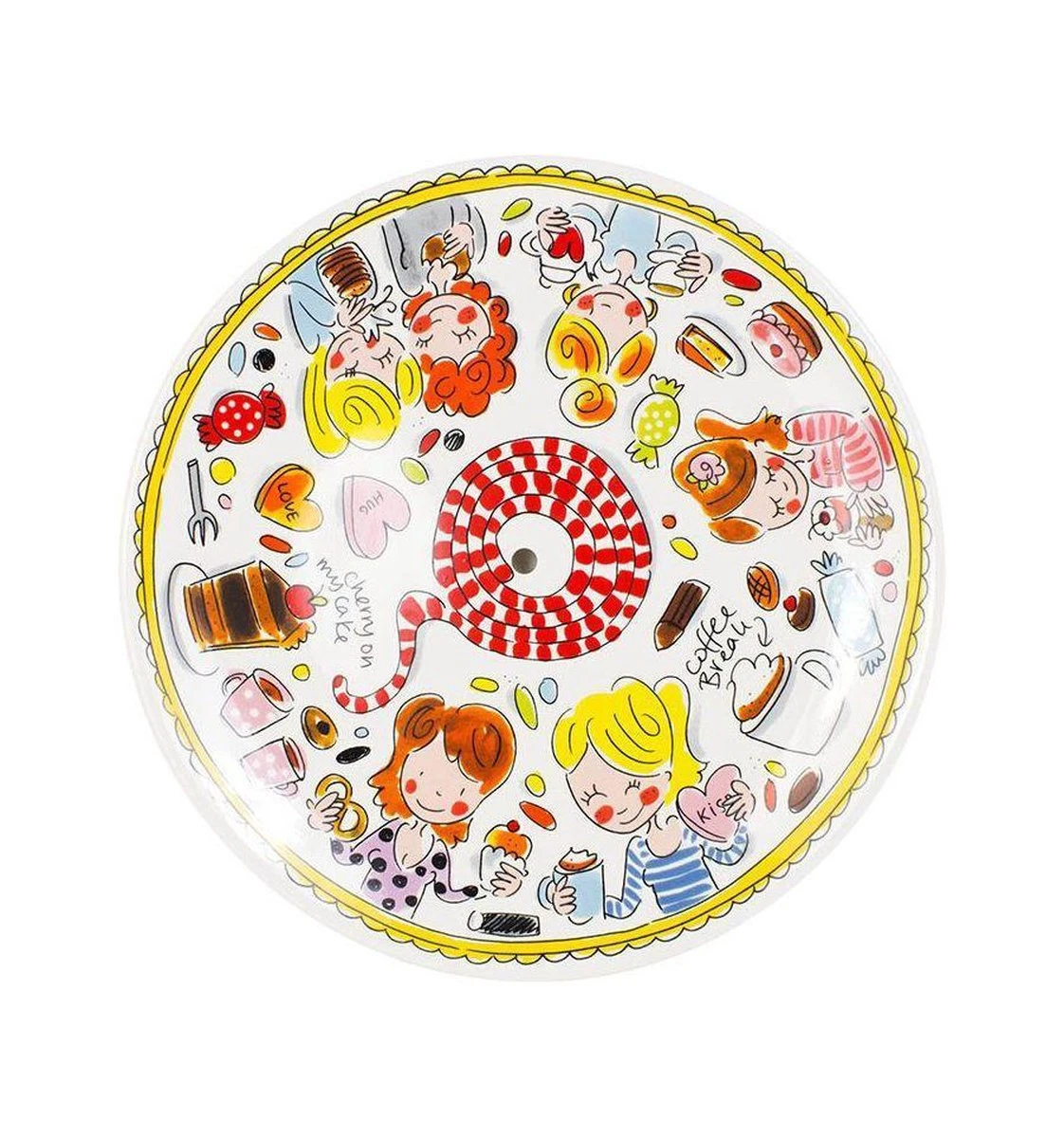 Blond Amsterdam Even Bijkletsen Etagère - 3 Laags - ∅26cm+∅22cm+∅18 Cm 4 Blond Amsterdam Even Bijkletsen Etagère - 3 Laags - ∅26cm+∅22cm+∅18 Cm - Afbeelding 4