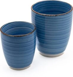 Koffiekopjes - Ocean Blue - Koffiebeker - Unieke Kleuren - Blauw - Set Van 12 Kopjes (ook Los Verkrijgbaar) - 160ML En 340ML - Porselein - Hip En Trendy -Tafelwaren Verkoop 1137x1200 1