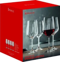 Spiegelau - Wijnglas Rode Wijn Lifestyle 630ml (set Van 4) - Wijnglazen 10 Spiegelau - Wijnglas Rode Wijn Lifestyle 630ml (set Van 4) - Wijnglazen -Tafelwaren Verkoop 1171x1200