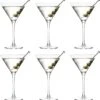 Libbey Martiniglazen Joya - 260 Ml / 26 Cl - 6 Stuks - Vaatwasserbestendig - Hoge Kwaliteit - Elegant Design - Perfect Voor Een Cocktailfeest Aan Huis
