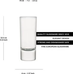 Libbey Shotglas Chicago - 70 Ml / 7 Cl - 6 Stuks - Shotglas - Amuseglaasje - Dessertglas - Aperitief - Vaatwasserbestendig - Hoge Kwaliteit -Tafelwaren Verkoop 1181x1200 2