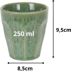 Orange85 Cappuccino Mokken - 4 Stuks - 250 Ml - Porselein - Hittebestendig - Keuken - Accessoires - Cappuccino Glazen - Cappuccino Kopjes - Latte Macchiato Glazen -Tafelwaren Verkoop 1191x1200 2