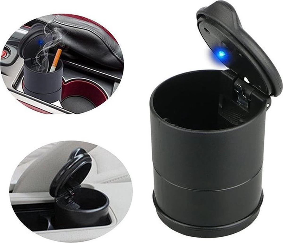 Merkloos Auto Asbak - Asbak - Geurloze Asbak - Led Verlichting - Draagbaar Asbak - Sigaretten - Tabak 1 Merkloos Auto Asbak - Asbak - Geurloze Asbak - Led Verlichting - Draagbaar Asbak - Sigaretten - Tabak