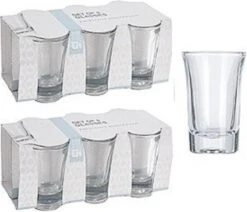 Merkloos 12x Shotglazen / Borrelglaasjes - 40 Ml - Glas - Rond - Shotglas / Borrelglas -Tafelwaren Verkoop 1200x1032 3