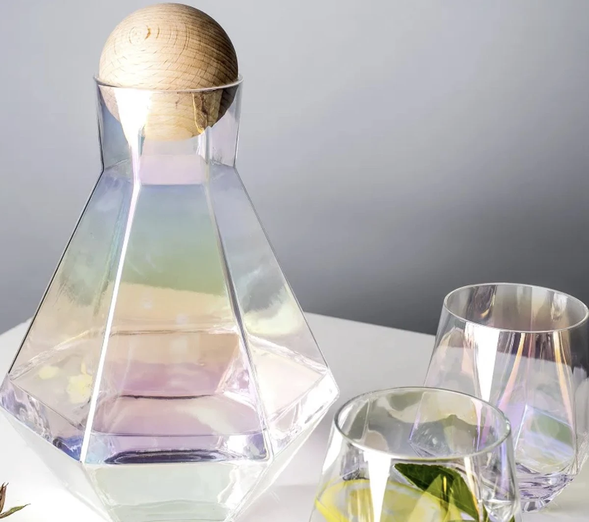 Luxaliving Waterkaraf Met 6 Glazen - Inhoud 1,2 Liter - Vaatwasser Bestendig - Glazenset - Karaf - Drankglazen 2 Luxaliving Waterkaraf Met 6 Glazen - Inhoud 1,2 Liter - Vaatwasser Bestendig - Glazenset - Karaf - Drankglazen - Afbeelding 2