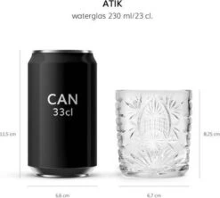 Libbey Drinkglas Atik - 230 Ml / 23 Cl - 6 Stuks - Vaatwasserbestendig - Vintage Design - Hoge Kwaliteit -Tafelwaren Verkoop 1200x1080 6