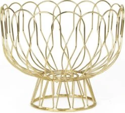 Present Time, Wired - Schaal - Metaal - Ø26 - Goud