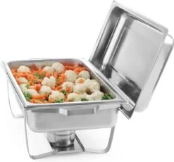 Hendi Chafing Dish Set - Buffetwarmer Economic - 9 Liter - Warmhoudschaal - 60x35,8x(H)29,5cm - Set Van 2 -Tafelwaren Verkoop 1200x1116 10