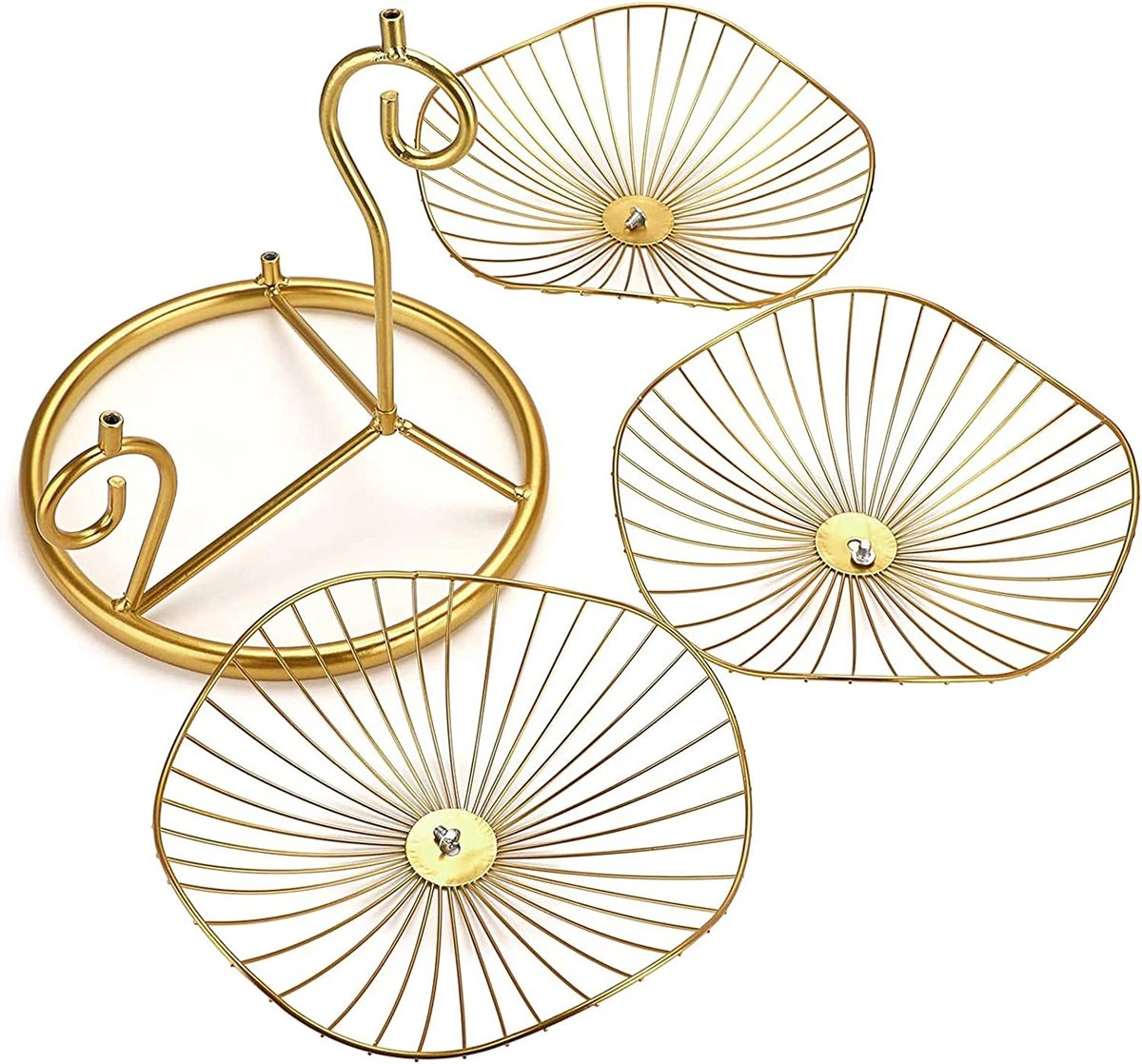 Merkloos Fruitmand - Fruitschaal - Fruit Etagere - Fruitbord 3 Merkloos Fruitmand - Fruitschaal - Fruit Etagere - Fruitbord - Afbeelding 3