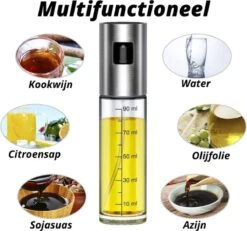 Merkloos Olijfolie Sprayer - Inclusief Accessoires - Oliefles - Cooking Spray - Olijfolie Fles -Tafelwaren Verkoop 1200x1120 3