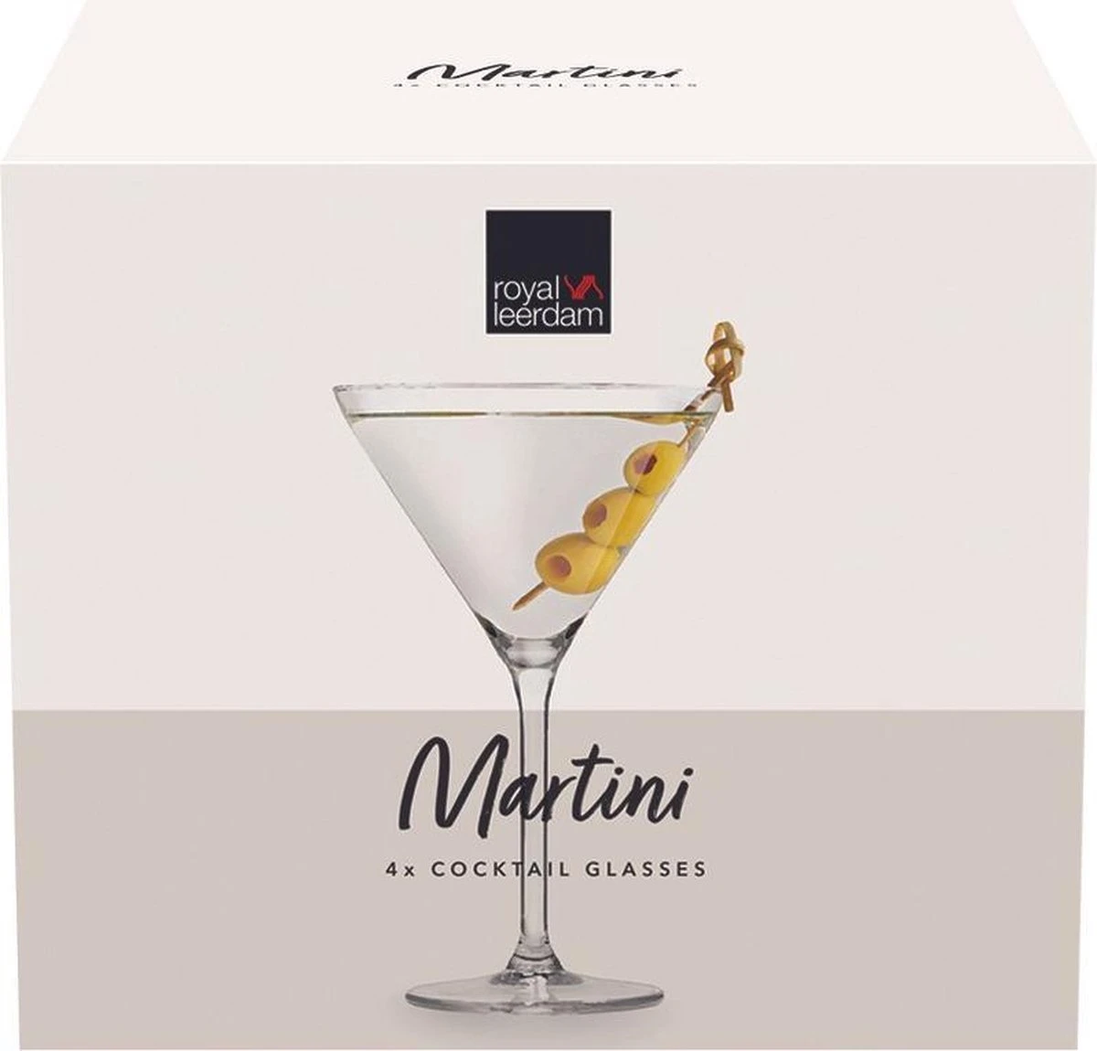 Royal Leerdam - Martini Glazen - 26cl - 4 Stuks 1 Royal Leerdam - Martini Glazen - 26cl - 4 Stuks