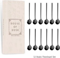 House Of Husk® Theelepels Set - Theelepeltjes - Koffielepels - Koffielepeltjes - RVS - 13cm - 12 Stuks - Zwart 14 House Of Husk® Theelepels Set - Theelepeltjes - Koffielepels - Koffielepeltjes - RVS - 13cm - 12 Stuks - Zwart -Tafelwaren Verkoop 1200x1150