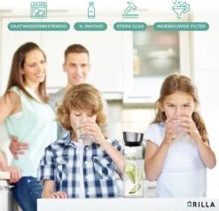 Grilla Karaf - 1000 Ml - Waterkan Met Deksel En Filter - Schenkkan - Waterkaraf -Tafelwaren Verkoop 1200x1157 4