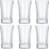 Merkloos 12x Shotglazen / Borrelglaasjes - 40 Ml - Glas - Rond - Shotglas / Borrelglas