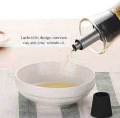 House Of Husk® Glazen Olie Dispenser Met Schenktuit - 500 Ml - Borosilicaat - Olie En Azijn Fles - Luchtdicht 7 House Of Husk® Glazen Olie Dispenser Met Schenktuit - 500 Ml - Borosilicaat - Olie En Azijn Fles - Luchtdicht -Tafelwaren Verkoop 1200x1176 9