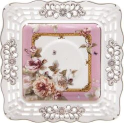 Clayre & Eef Kop En Schotel 200 Ml Roze Wit Porselein Rond Bloemen Servies Cadeau Voor Haar Cappuccino -Tafelwaren Verkoop 1200x1188 2