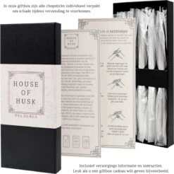 House Of Husk Chopsticks Set - Koreaanse Eetstokjes - Vaatwasserbestendig - RVS - 5 Paar - Zwart -Tafelwaren Verkoop 1200x1195 2