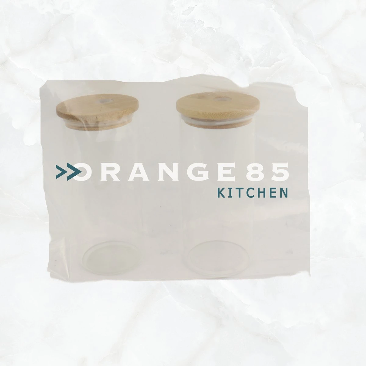 Orange85 Drinkglazen - Met Bamboo Deksel En Rietje - 2 Stuks - 400 Ml - Waterglazen 4 Orange85 Drinkglazen - Met Bamboo Deksel En Rietje - 2 Stuks - 400 Ml - Waterglazen - Afbeelding 4