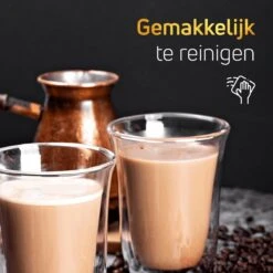 VDN Dubbelwandige Koffieglazen Theeglazen - 300 ML Mokken - Set Van 6 Handgeblazen Cappuccino Latte Macchiato Glazen Dubbelwandig -Tafelwaren Verkoop 1200x1200 1095