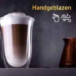VDN Dubbelwandige Koffieglazen Theeglazen - 300 ML Mokken - Set Van 6 Handgeblazen Cappuccino Latte Macchiato Glazen Dubbelwandig -Tafelwaren Verkoop 1200x1200 1097