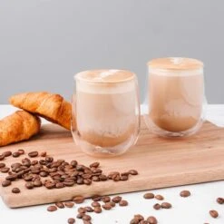 Luxe Dubbelwandige Koffieglazen - Cappuccino Glazen - Dubbelwandige Theeglazen - 350 ML - 4 Stuks -Tafelwaren Verkoop 1200x1200 1107