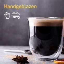 Dubbelwandige Theeglazen Koffieglazen - Cappuccino Glazen - Warme En Koude Dranken Mokken Dubbelwandig - 250 ML - Set Van 2 - VDN -Tafelwaren Verkoop 1200x1200 1128