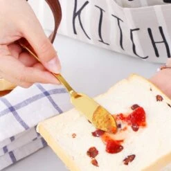 House Of Husk Botermesjes Set - Goud - RVS - Botermes - Smeermessen - Tapas Mesjes - 6 Stuks -Tafelwaren Verkoop 1200x1200 158