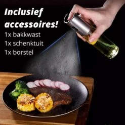 Merkloos Olijfolie Sprayer - Inclusief Accessoires - Oliefles - Cooking Spray - Olijfolie Fles -Tafelwaren Verkoop 1200x1200 1727