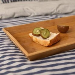 Merkloos Decopatent® Dienblad Rechthoek - Groot Dienblad Met Handvaten - Bamboe Houten Dienblad - Afm 50 X 30 X 6 Cm. -Tafelwaren Verkoop 1200x1200 1864