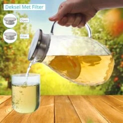 JCPKitchen Waterkan Met Filter - 2L - Glas -Tafelwaren Verkoop 1200x1200 1975
