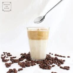 House Of Husk Latte Macchiato Lepels Set - Lange Theelepels - Koffielepels - Longdrinklepels - Sorbetlepels - Barlepel - RVS - 6 Stuks - 20CM - Zilver -Tafelwaren Verkoop 1200x1200 211