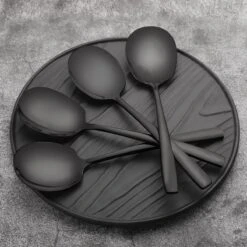 House Of Husk® Opscheplepel Set - Zwart - Serveerlepel - Groetelepel - Aardappellepel - 21cm - RVS - 4 Stuks 7 House Of Husk® Opscheplepel Set - Zwart - Serveerlepel - Groetelepel - Aardappellepel - 21cm - RVS - 4 Stuks -Tafelwaren Verkoop 1200x1200 250