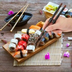 Merkloos 5 Stuks Handige Eetstokjes Houder - Sushi Servies - Herbruikbare Stokjes - Duurzaam - Chopstick Trainers Hulpstuk - Zwart Chopsticks Helper Kinderen 7 Merkloos 5 Stuks Handige Eetstokjes Houder - Sushi Servies - Herbruikbare Stokjes - Duurzaam - Chopstick Trainers Hulpstuk - Zwart Chopsticks Helper Kinderen -Tafelwaren Verkoop 1200x1200 298
