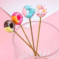 Gebaksvorkjes Donut Set Van 4 Taartvorkjes - Goud 9 Gebaksvorkjes Donut Set Van 4 Taartvorkjes - Goud -Tafelwaren Verkoop 1200x1200 331