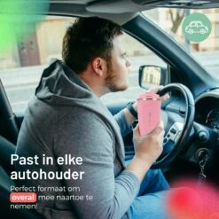 Triple J® Koffiebeker To Go - Thermosbeker - BPA & Lekvrij - 510ml - Roze -Tafelwaren Verkoop 1200x1200 386