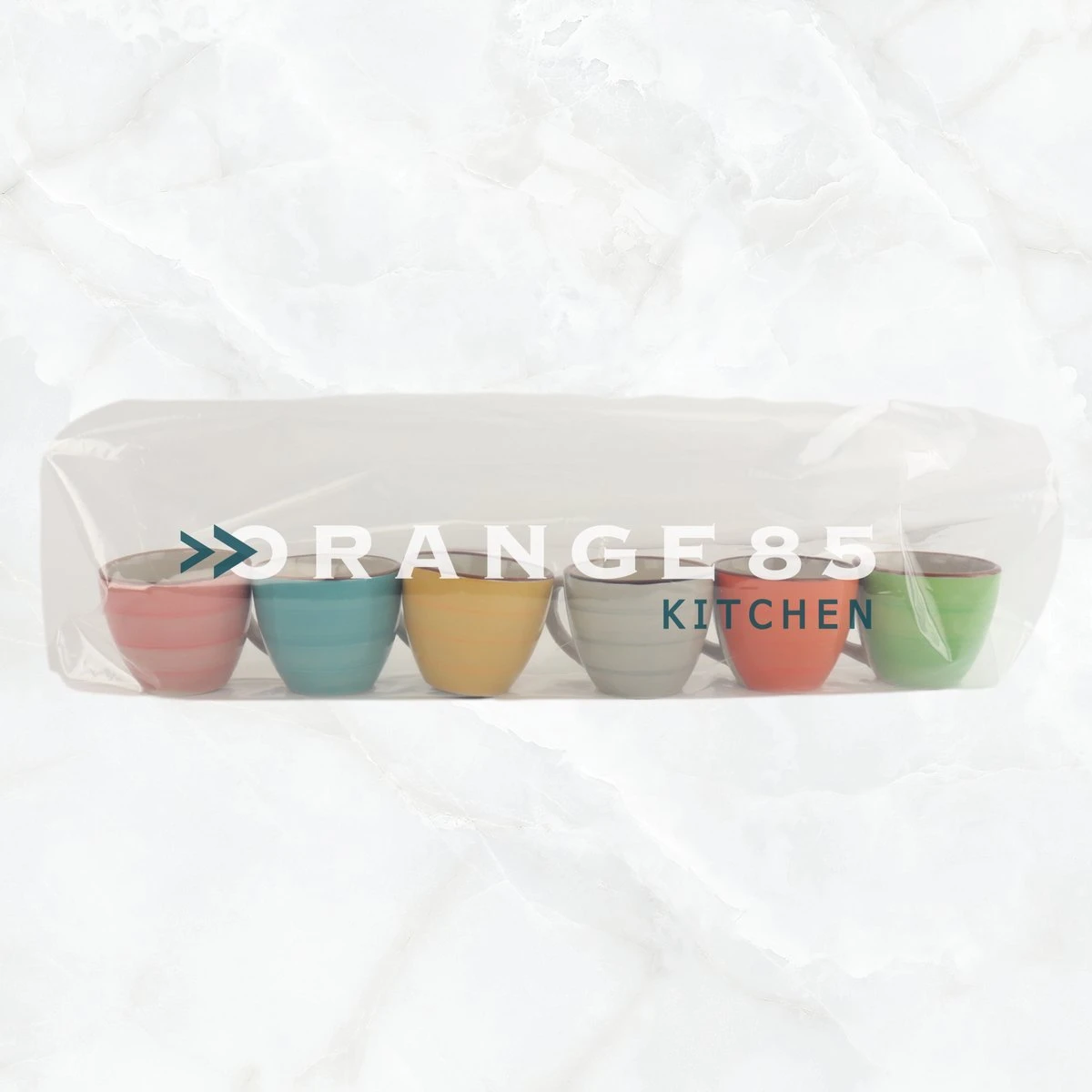 Orange85 Espresso Kopjes - Koffie - Set Van 6 - Meerdere Kleuren - 100 Ml - Aardewerk - Glazen - Met Oor - Koffiekopjes 5 Orange85 Espresso Kopjes - Koffie - Set Van 6 - Meerdere Kleuren - 100 Ml - Aardewerk - Glazen - Met Oor - Koffiekopjes - Afbeelding 5