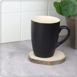 OTIX Koffiekopjes - Met Oor - Set Van 6 - Theekoppen - 340ml - Zwart - Keramiek -Tafelwaren Verkoop 1200x1200 517