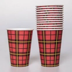 Wolf Wegwerp Drinkbeker 180 Cc Multicolor - Partybeker Van Papier - Koffie Beker - Wegwerpbeker - Drinkbeker 2500 Stuks - Verjaardagen - Koffiebekers To Go - To Go - Kwaliteit Drinkbeker - Schenkbeker - Kartonnen Bekers - Papieren Bekers 2500 Stuks