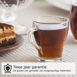 Koffieglas - Theeglazen – Cappuccino Glazen - Latte Macchiato Glazen - 270ML - Set Van 6 11 Koffieglas - Theeglazen – Cappuccino Glazen - Latte Macchiato Glazen - 270ML - Set Van 6 -Tafelwaren Verkoop 1200x1200 756
