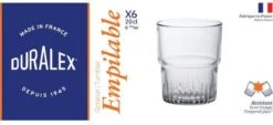 Duralex Empilable Waterglas - 20 Cl - 6 Stuks 23 Duralex Empilable Waterglas - 20 Cl - 6 Stuks -Tafelwaren Verkoop 1200x548 3