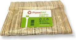 Pomebio Houten Wegwerp Bestek - Vork - 100 Stuks - FSC Hout - 165mm - Wegwerp Vork - Houten Vork - FSC-Gecertificeerde Houten Vork - Duurzaam Vork - Wegwerp Bestek -Tafelwaren Verkoop 1200x628