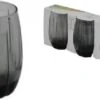 Pasabahce Linka – Zwarte Drinkglazen – 380 ML – Set Van 3