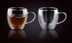 Dubbelwandige Thee En Koffie Glazen - 2 Stuks