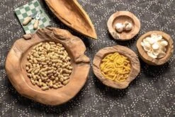 Fruitschaal Large - ø40-45 Cm - Glossy - Blank - Teak -Tafelwaren Verkoop 1200x801 9