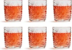 Libbey Drinkglas Atik - 230 Ml / 23 Cl - 6 Stuks - Vaatwasserbestendig - Vintage Design - Hoge Kwaliteit
