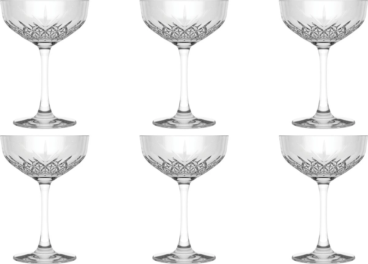 Pasabahce Champagnecoupe Timeless 27 Cl - Transparant 6 Stuk(s) 4 Pasabahce Champagnecoupe Timeless 27 Cl - Transparant 6 Stuk(s) - Afbeelding 4