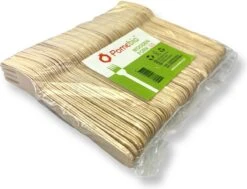 Pomebio Houten Wegwerp Bestek - Vork - 100 Stuks - FSC Hout - 165mm - Wegwerp Vork - Houten Vork - FSC-Gecertificeerde Houten Vork - Duurzaam Vork - Wegwerp Bestek -Tafelwaren Verkoop 1200x920