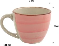 Orange85 Espresso Kopjes - Koffie - Set Van 6 - Meerdere Kleuren - 100 Ml - Aardewerk - Glazen - Met Oor - Koffiekopjes 11 Orange85 Espresso Kopjes - Koffie - Set Van 6 - Meerdere Kleuren - 100 Ml - Aardewerk - Glazen - Met Oor - Koffiekopjes -Tafelwaren Verkoop 1200x942