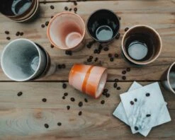 Koffiekopjes - Earth Koffiemok - Koffiebeker - Set Van 6 Kopjes - 200ML - Verschillende Kleuren - Porselein - Hip En Trendy -Tafelwaren Verkoop 1200x960 4